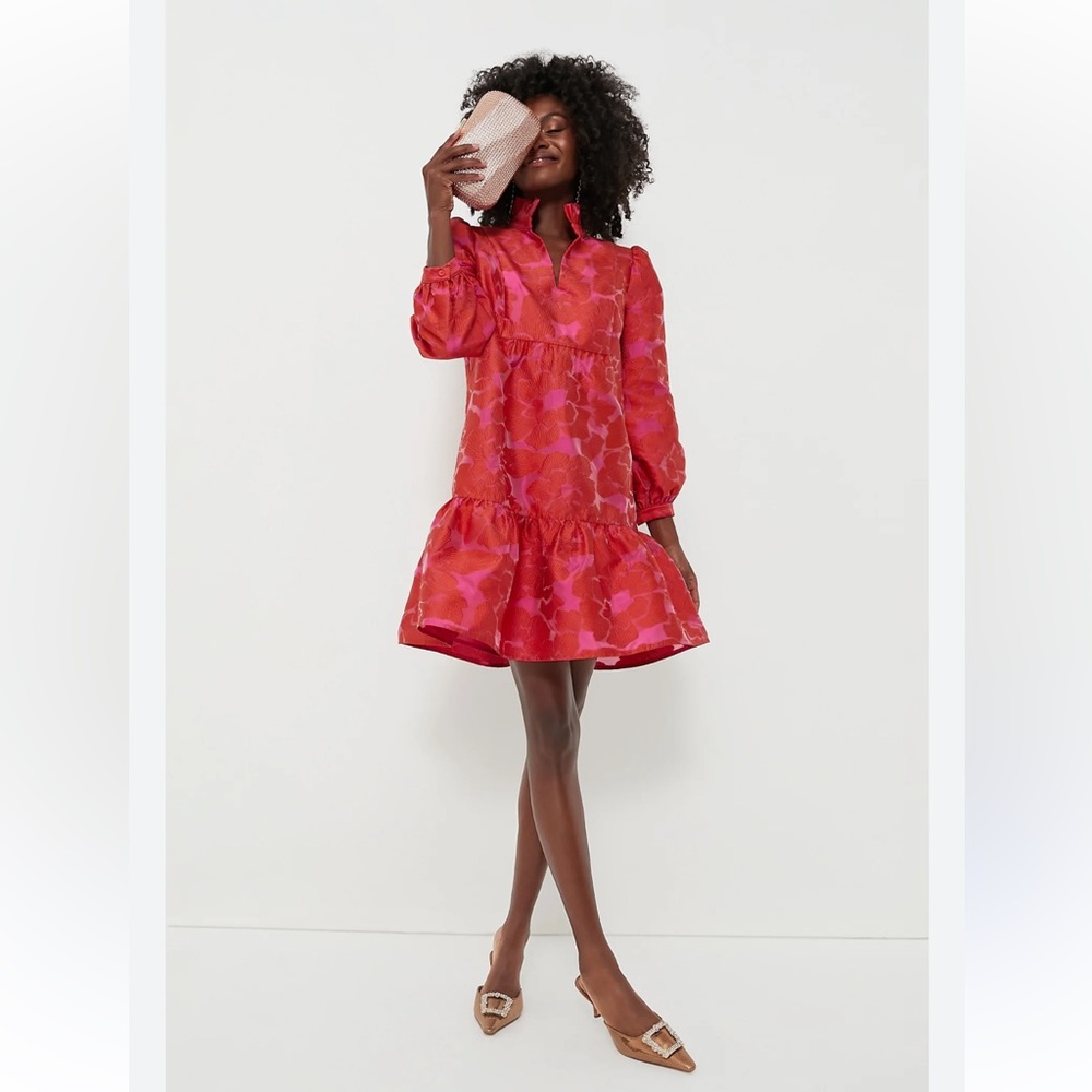 Tuckernuck Red Fil Coupe Palmerston Dress